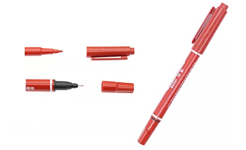 PENNARELLO INDELEBILE ROSSO DOPPIA PUNTA PER