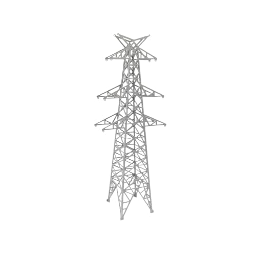 Mycity N Scale and 1/300 ratios Train Railway Scene Plastic high Voltage Electric Tower Model (1/300)