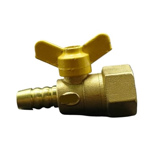 Válvula de bola de latón contra fugas con espiga de 12mm y rosca 1/2 2