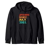 awesome since july 2003 birthday gifts vintage men women felpa con cappuccio