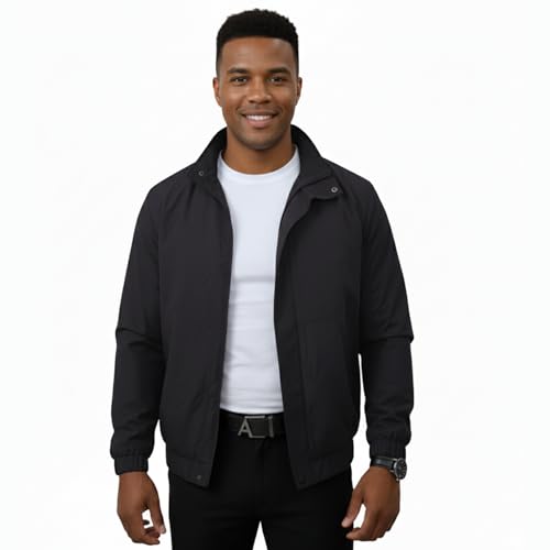 Image of NINQ Winter Jacket - Windproof Poca Cloth with Fur, Zipped mandarin Collar, 2 Front Pockets & Side Arm Pocket, Casual & Sportswear jackets for men