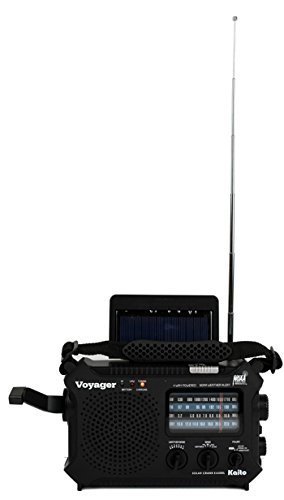 Kaito Ka500 5-Way Powered Emergency Am/Fm/Sw Noaa Weather Alert Radio With Solar,Dynamo Crank,Flashlight And Reading Lamp, Color Black #TOP4