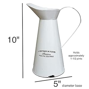 Cwenamelwarepitchercarafecountryrusticprimitiveenamel Urban Country Home Decor Cw enamelware pitcher carafe country rustic primitive enamel urban country home decor