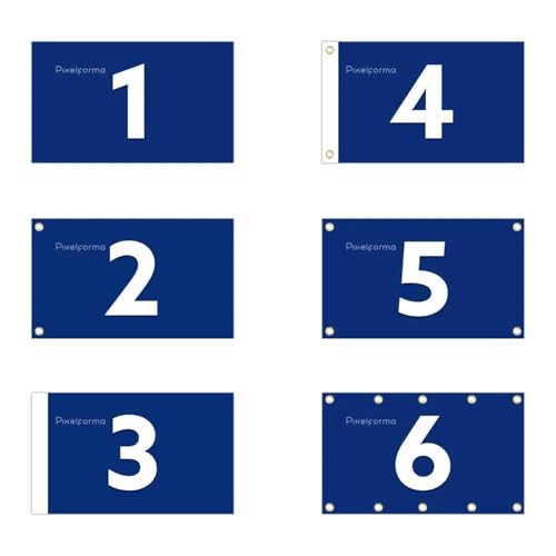 Pixelforma Parthenopean Republic Flag in Various Sizes 100% Polyester Print with Double Hem 3. White Stripe without Eyelets 60x90cm