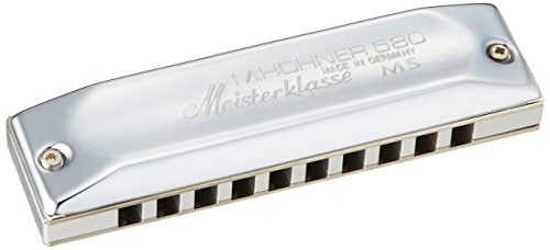 Hohner Harmonica Meisterklasse EB-Major 580EF - Les Beatles, Paul McCartney, John Lennon, RIngo Starr, George Harrison Hohner Harmonica Meisterklasse EB-Major 580EF
