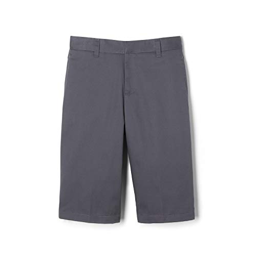 Image of French Toast Boys' Adjustable Waist Stretch Flat Front Shorts (Standard & Husky) for School Uniform