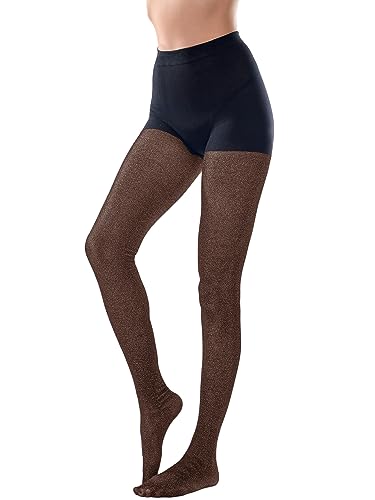 Image of Shimmer Glitter Tights for Women Metallic Sparkle Tights Shiny Pantyhose