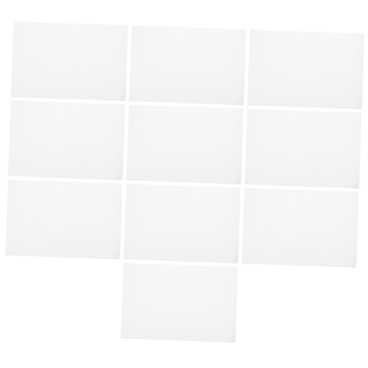 KONTONTY Embroidery Gridding Fabrics 10 Sheets Cross Stitch Fabric Embroidery Cloths for Sewing