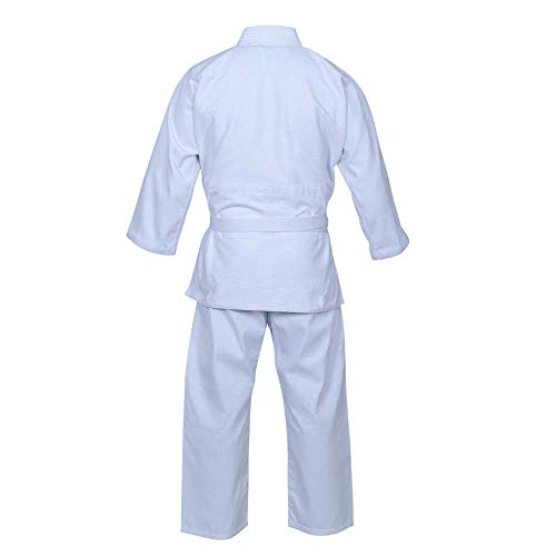 Judo Gi Black Tiger | Judo Uniform | Cotton Cloth 450Gram Judo Kimono with FREE Belt (White, 000) - Image 8