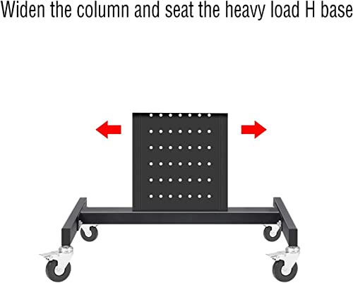 Soporte móvil de TV para pantallas 23-55 pulgadas hasta 130 lbs miniatura 7