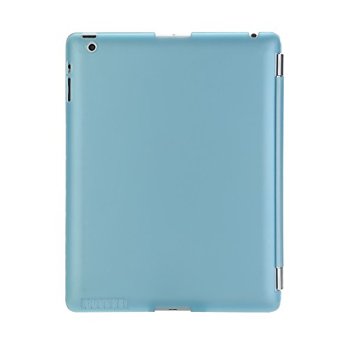 Besdata PT25-26 - Funda para Apple iPad con Soporte de sobremesa, Azul