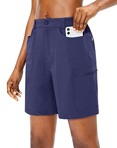 Viodia Women’s Hiking Cargo Shorts Quick Dry Lightweight Summer Shorts for Women UPF50 Golf Travel Shorts with Pockets