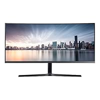 Samsung Curved Business Monitor C34H890WGR, 34 Zoll, VA-Panel, UWQHD-Auflösung, 4 ms Reaktionszeit, Krümmung 1800R, Bildwiederholrate 100 Hz, Auto Source Switch, schwarz