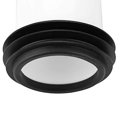 DEWIN WC Anschlussgarnitur, WC Anschlussrohr Kunststoff WC Kanalisation Abflussrohr Einbau Dichtung Anschluss Zubehör Anschlussteil