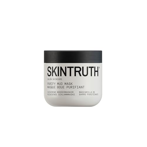 Image of Skintruth Purifying Mud Mask with Kaolin Clay & Illite – DEEP CLEANSING DETOXIFYING FACE MASK for Oily Skin 100ml