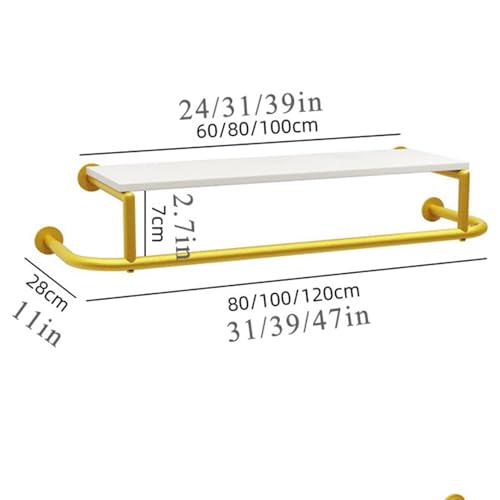 Portant mural robuste pour ranger vos vêtements et optimiser vos murs - 4