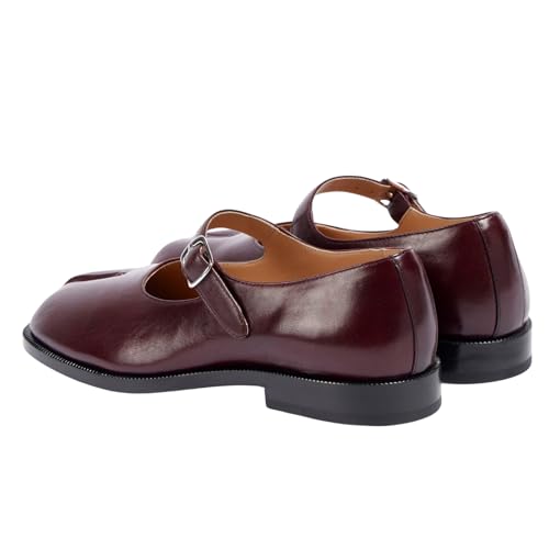 Tabi Mary Jane Shoes Women Split Toe Ankle Buckle Strap Womens Flats Comfort Casual Dressy Party School Work Dress Pumps Shoes3