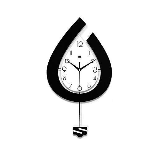 Horloge murale nordique iron silencieuse pour salon sans tic-tac perturbateur