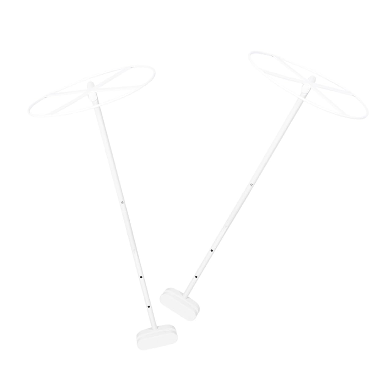 2 Set Supporti per Baldacchino Culla con Telaio Rete Zanzariera in Acciaio Facile da Montare e Smontare Supporto Rete Rimovibile per