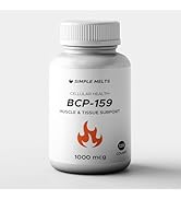 Simple Melts BCP-159 Cellular Health Muscle &amp; Tissue Support - 500mg Blend with Vitamin D3, B12, ...