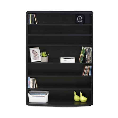 Image of FURINNO JAYA 6-Tier Multimedia Storage Tower, Espresso
