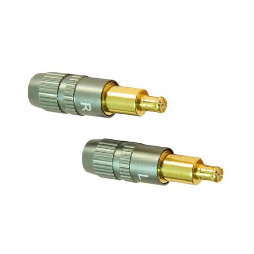 LLINthy Enchufe de sonido de metal sólido para auriculares MSR7B ESW750 770H 990H que asegura conectores resistentes al desgaste
