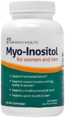 Myo-Inositol Health Capsules for Men and Women for Hormonal Balance (120 Capsules) New pack