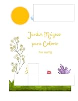 Jardim Mágico para Colorir: Um livro de colorir relaxante com flores e natureza (Portuguese Edition) B0F638XTZQ Book Cover