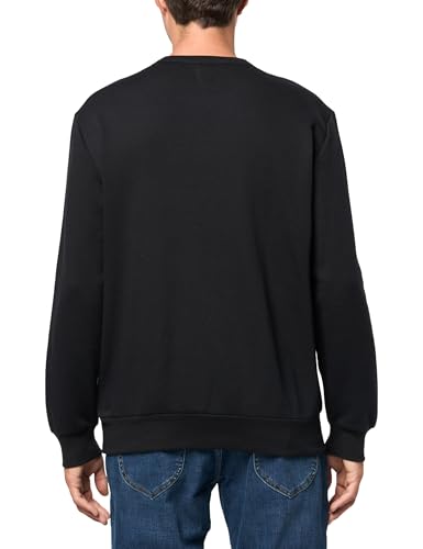 Gap 542214 Mens Logo Fleece Crew Sweatshirt Black L thumb #1