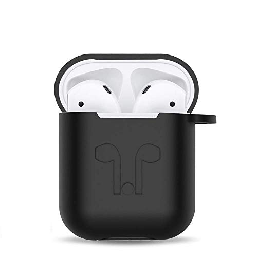 Amasing AirPods Case Airpods Accessories Protective Silicone Cover Skin Compatible for Airpod Charging Case BLACK Only