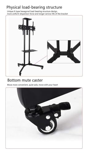 Soporte Móvil para TV con Ruedas para 37-60 Pulgadas miniatura 6