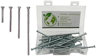 Electrical Socket Screws | Assorted Pack | 4 Lengths | 42 Pieces | Includes Extra Long 75mm Electrical Screws | Handy Re-Usable Pack