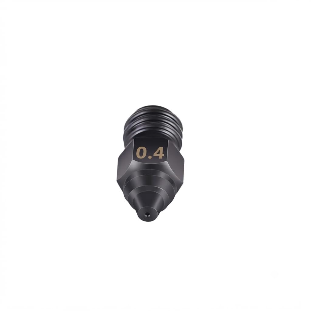 Tesseract Hardened Steel High-Flow Nozzle 0.4mm Replacement for Sovol SV06 Plus, SV07, SV07 Plus, and T500 3D Printers, Standard Precision 1.75mm Extruder Tip-image-47