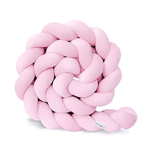 LOVEXIN Cojines Infantiles Decorar la habitacion guardería Almohada Cojín Decorativo Trenzado Esponjoso decoración Infantil habitación,Gouache,2m Cover