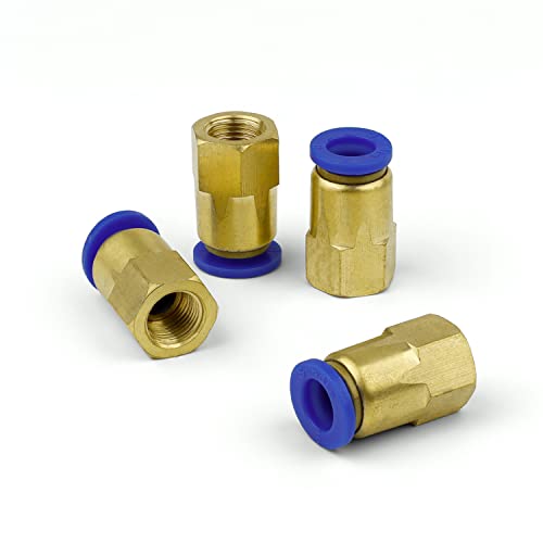 ZIJANG Conector Neumático en Línea, Conector Neumático en Línea de 8 mm, Conector Neumático, Material de Latón, Resistente al óxido y Duradero, Adecuado Para Sistemas de Automatización Industrial Cover