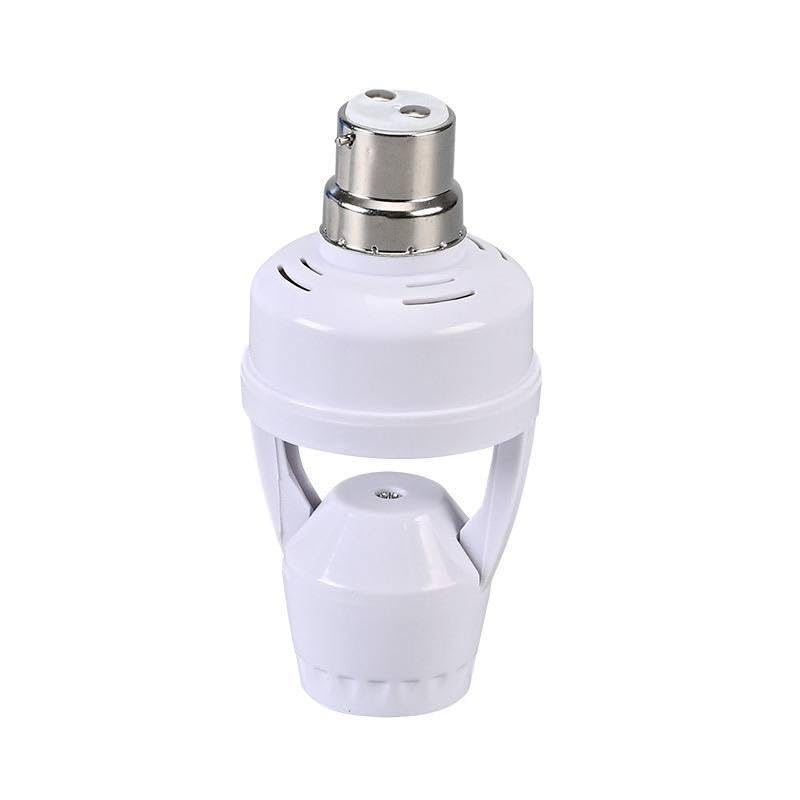 PIR Motion Sensor Light Socket,E26/E27 Smart Lamp Bulb Holder Adapter Auto On/Off Light Control Suitable for Garage Basement Porch Storage Room