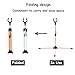 FUNTRESS Bow Stand Foldable Archery Recurve Bow Stand Archery Recurve Bow Rack Holder for Recurve Bow Longbow Takedown Bow (White)