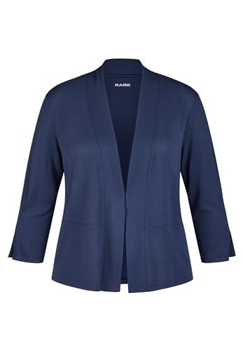 Rabe Damen Sweatblazer, V-Ausschnitt Pazifik blau - 44