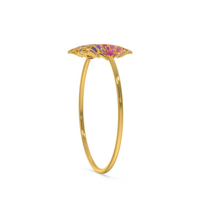Image of KISNA 14KT|18KT BIS Hallmark Pure Gold bracelets For Women Size -2.4 anna