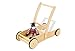 Pinolino 269376 Lauflernwagen Uli, aus Holz, mit Bremssystem, Lauflernhilfe mit gummierten Holzrädern, für Kinder von 1 – 6 Jahren, natur