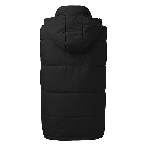 maisdgop Women's Winter Long Puffer Vest Casual Padded Sleeveless Coat Sleeveless Warm Jacket Fashion Outerwear with Pockets3
