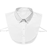Frauen Kragen Abnehmbare Hälfte Shirt Bluse Damen Fake Blusenkragen Cotton Fälschung Kragen Weiß