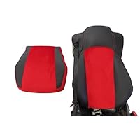 KRAM-TRUCK Ensemble De Housses De Siège Mercedes Actros Mp4 Mp5 2011-2023, Housses De Camion, Housses De Siège Respirantes, Housses De Siège Sur Mesure, Housses Confortables (Gris