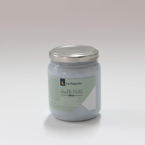La Pajarita 103937 Pintura para Decoración y DIY, Chalk, 1, Azul Cristal