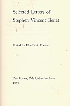 Hardcover Selected Letters of Stephen Vincent Benet Book