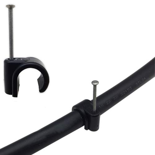 Talon - Nail-in Clip Black - For 13mm Supply Pipe (25)