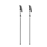 Paquete de 2 Bastones/Bastones de Trekking de aleación de Aluminio Tri-Fold 7075 - Plegables, Ajustables y ultraligeros - Perfecto for Caminar y Hacer Senderismo/Negro