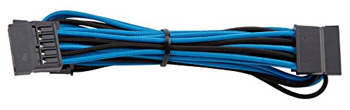 Kit Premium de Cabos Sleeved, Corsair, Cabos Sleeved Premium, Outros Componentes, Azul/Preto