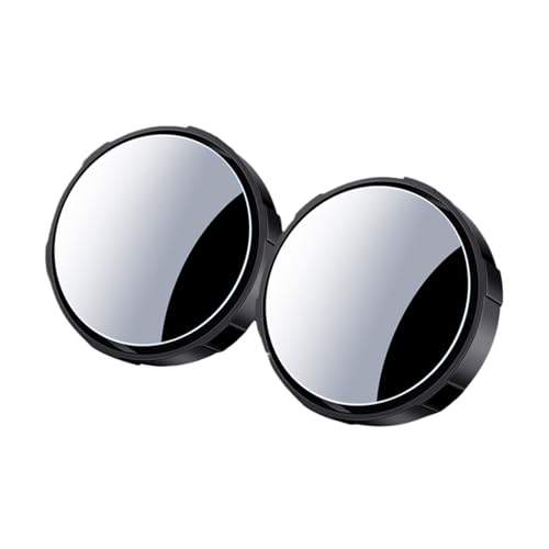 Car Round Blind Spot Mirror High-Definition Wide-Angle View Mirror MIAO(WHITE)