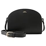 アーペーセー ハーフムーン ミニ ショルダーバッグ クロスボディ ブラック SAC DEMI LUNE MINI [並行輸入品]